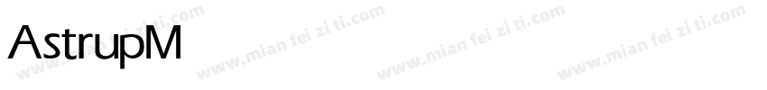 Astrup Medium字体转换